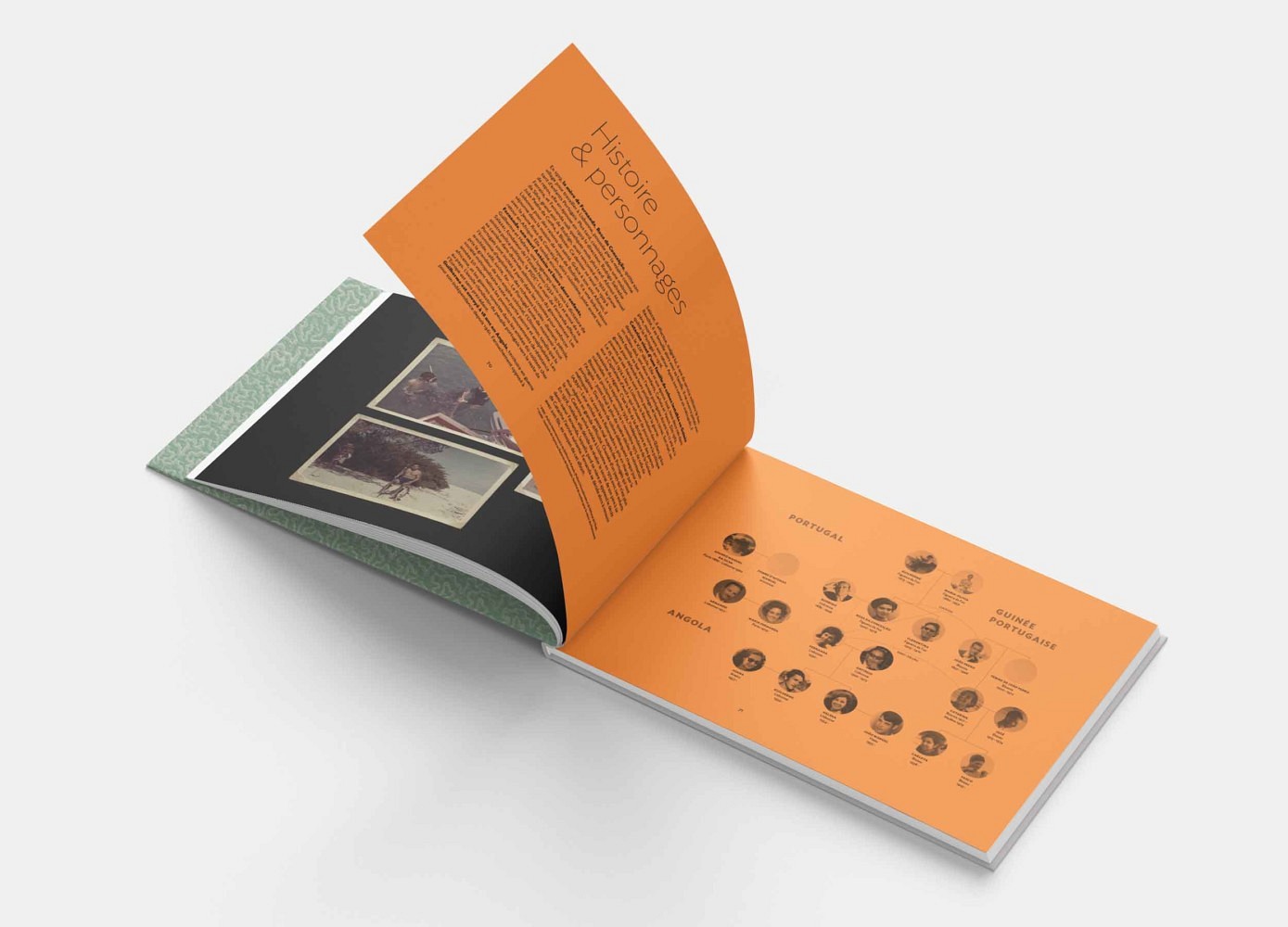  | Vue cahier final imprimé sur Popset orange d'Antalis