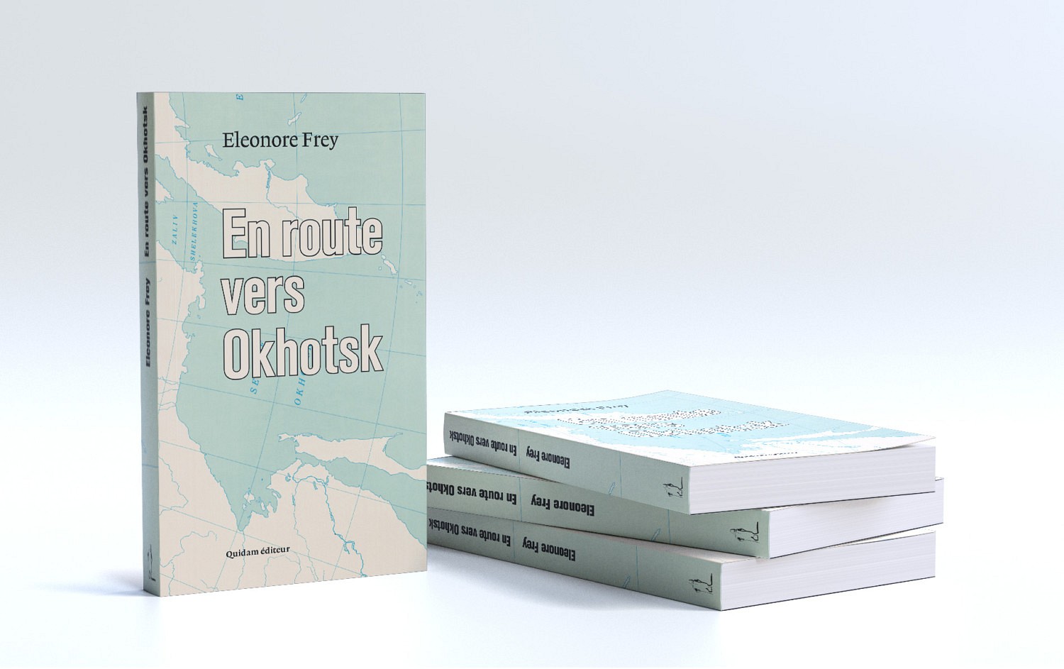 En route vers Okhotsk - Eleonore frey | Carte Est de la Sibérie, Library of congress.
